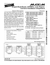 DataSheet MAX4112 pdf